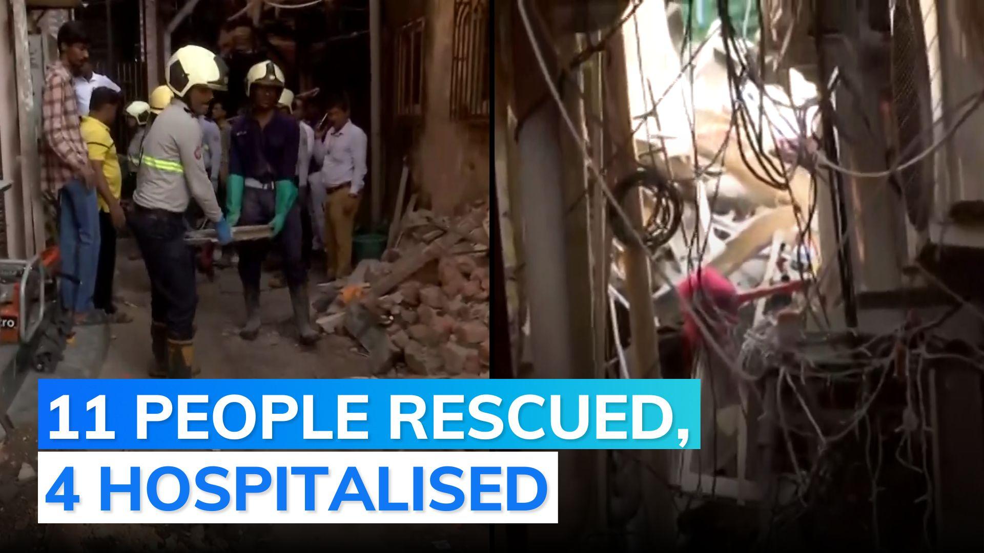 5 houses collapse after gas cylinder explodes in Mumbai Editorji