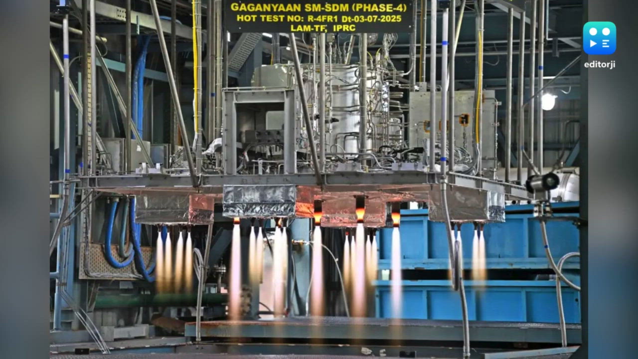 ISRO successfully conducts hot tests of Gaganyaan propulsion system