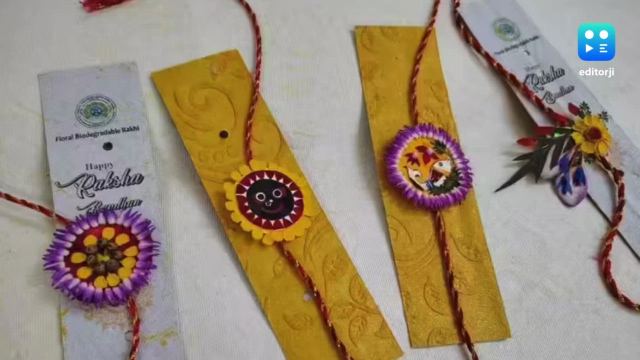 Lucknow's NBRI launches eco-friendly floral rakhis for Raksha Bandhan