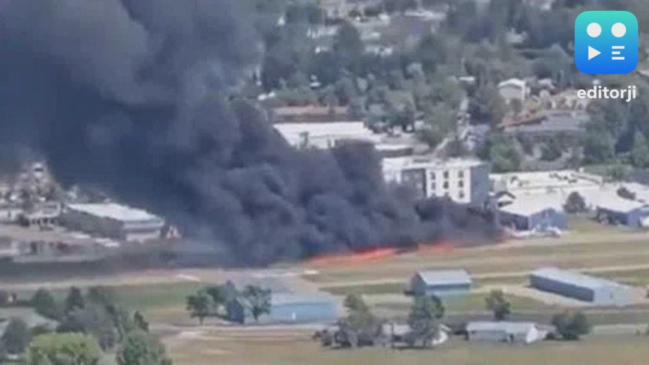 Small plane crashes into parked aircraft in Montana