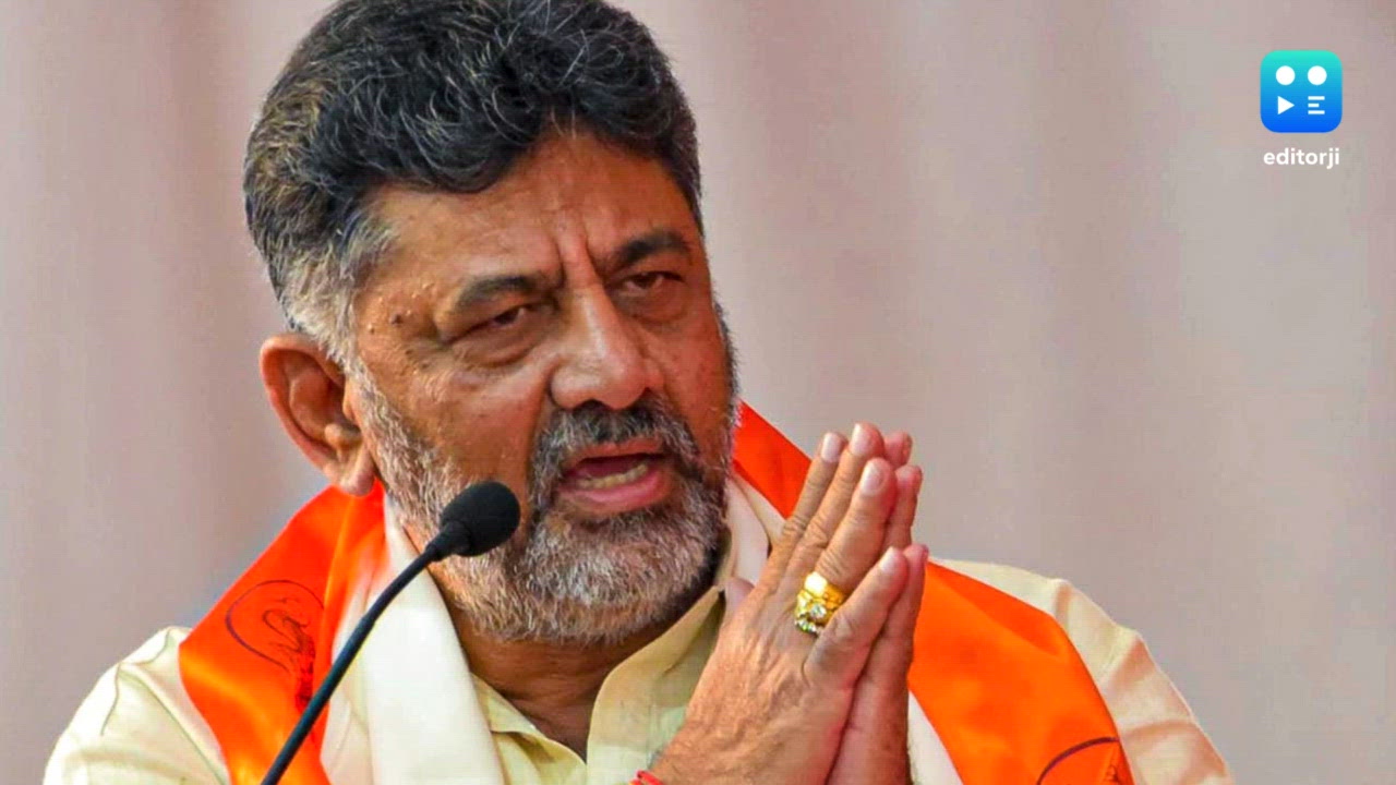 D K Shivakumar apologises over singing RSS song, reaffirms Congress loyalty