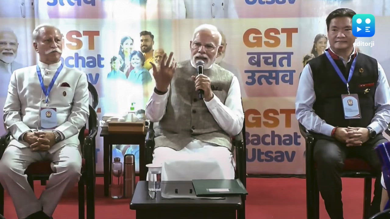 PM Modi interacts with entrepreneurs of Arunachal on GST reforms