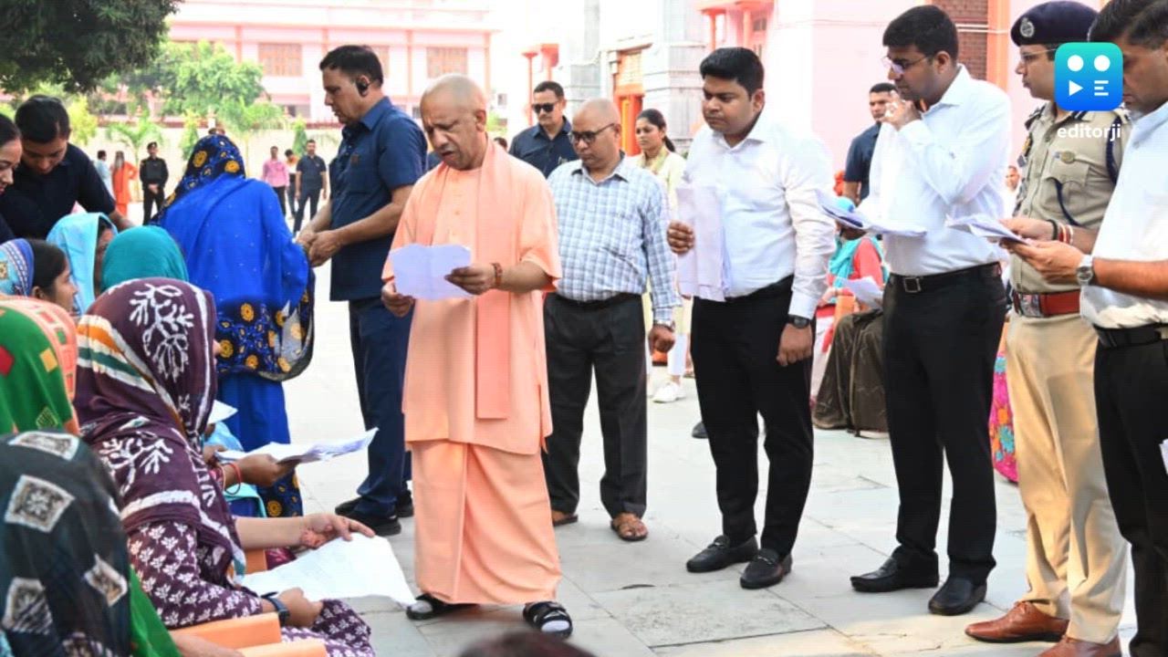 CM Yogi Adityanath holds Janata Darshan, urges timely grievance redressal