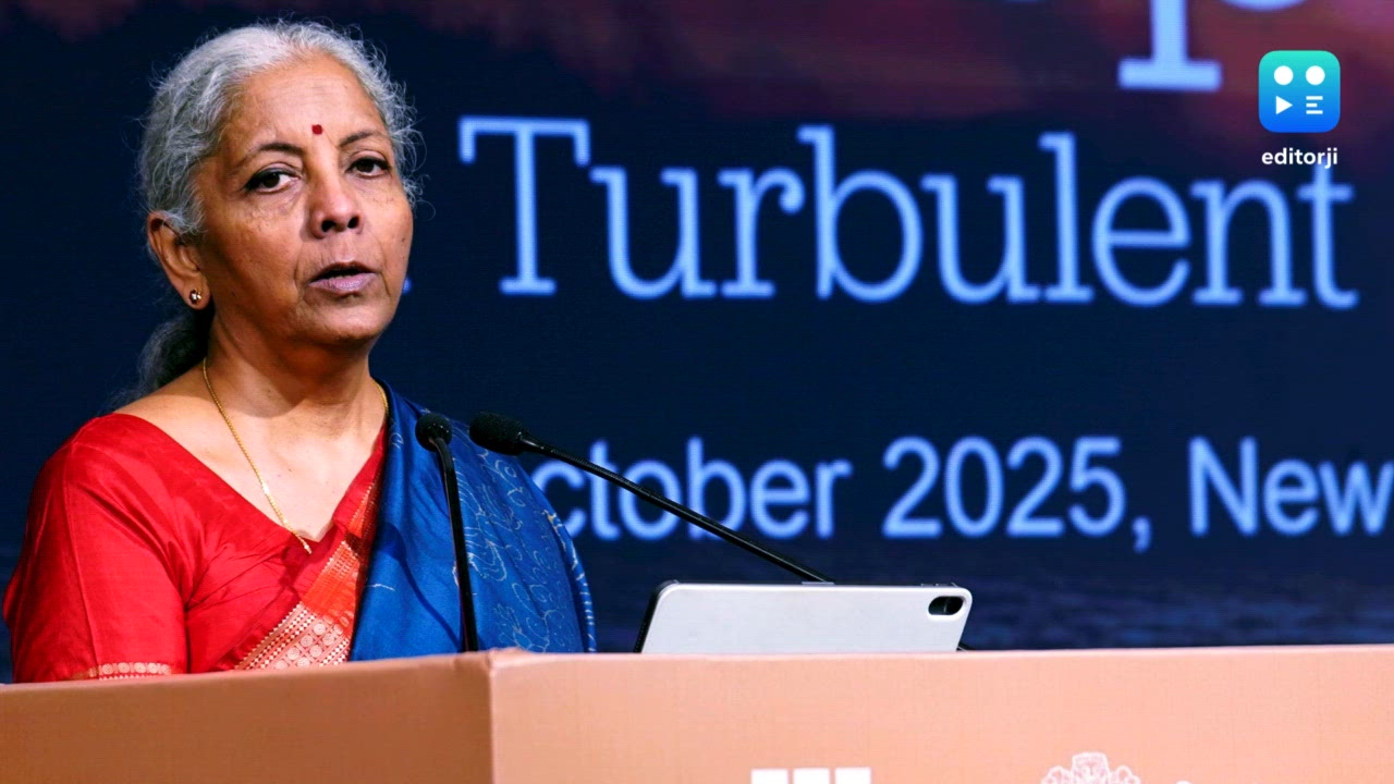 India a 'stabilising force' in global economy, can withstand external shocks: FM Sitharaman