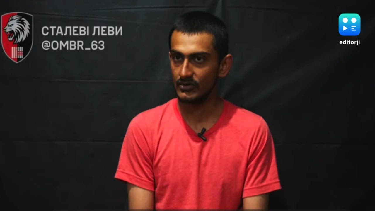 Indian man fighting alongside Russian military surrenders to Ukrainian forces