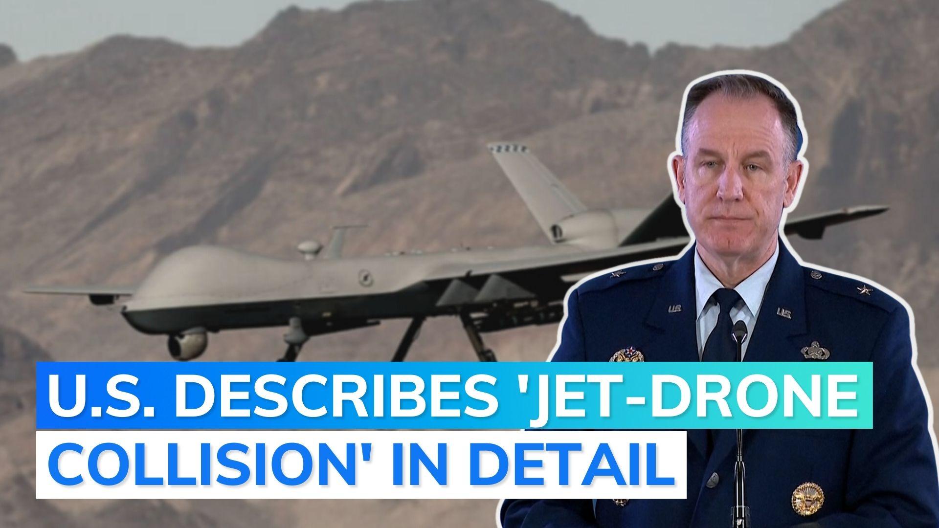 Russian jet dumped fuel on drone and then... US military on UAV crash