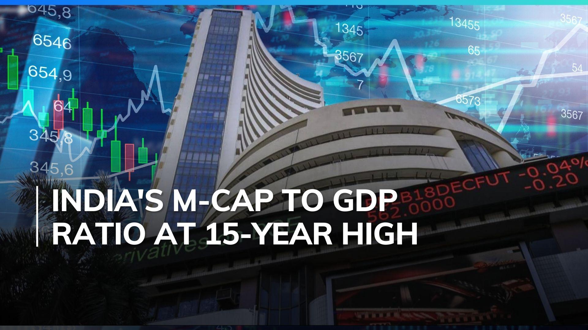 India‘s market-capitalisation to GDP ratio hits 15-year high of 140% ...