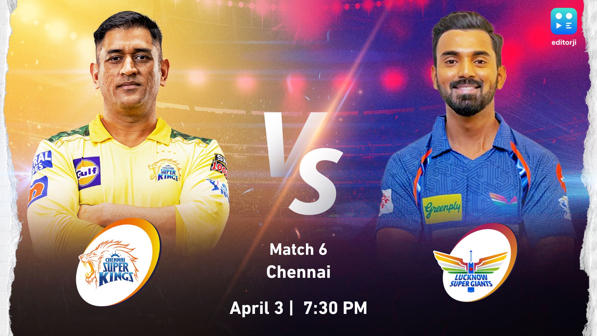 IPL 2023 CSK vs LSG KL Rahul wins toss at Chepauk Editorji