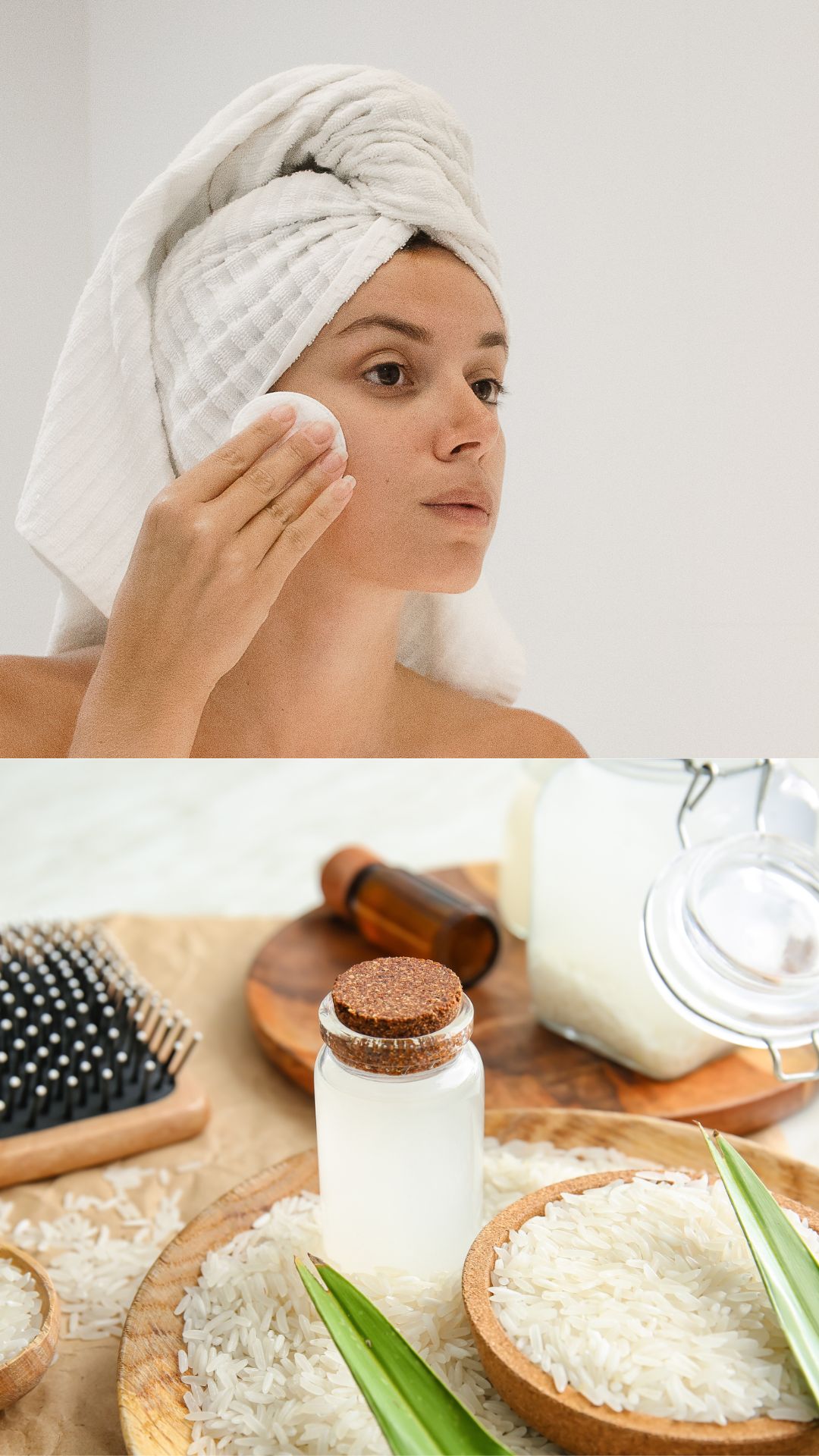 Korean Skincare Steps to make Korean rice water for glowing skin