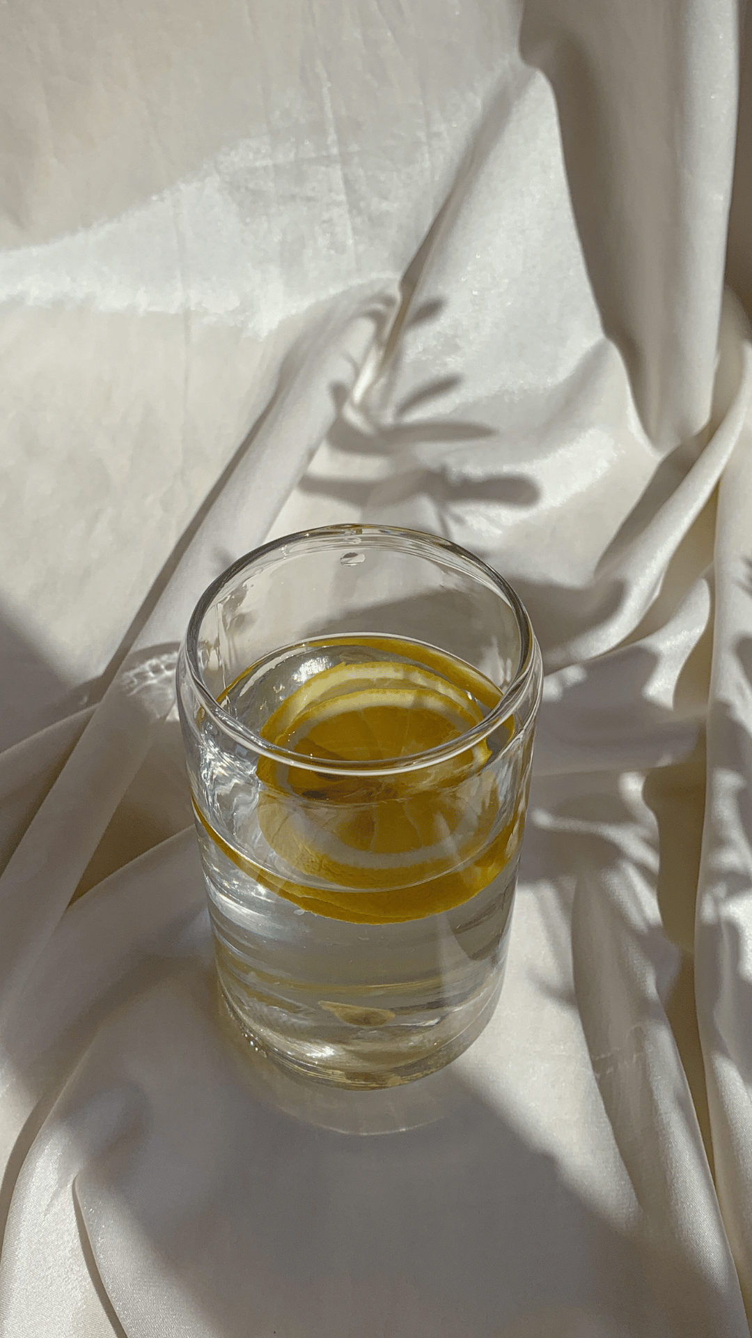 Drink lemon water