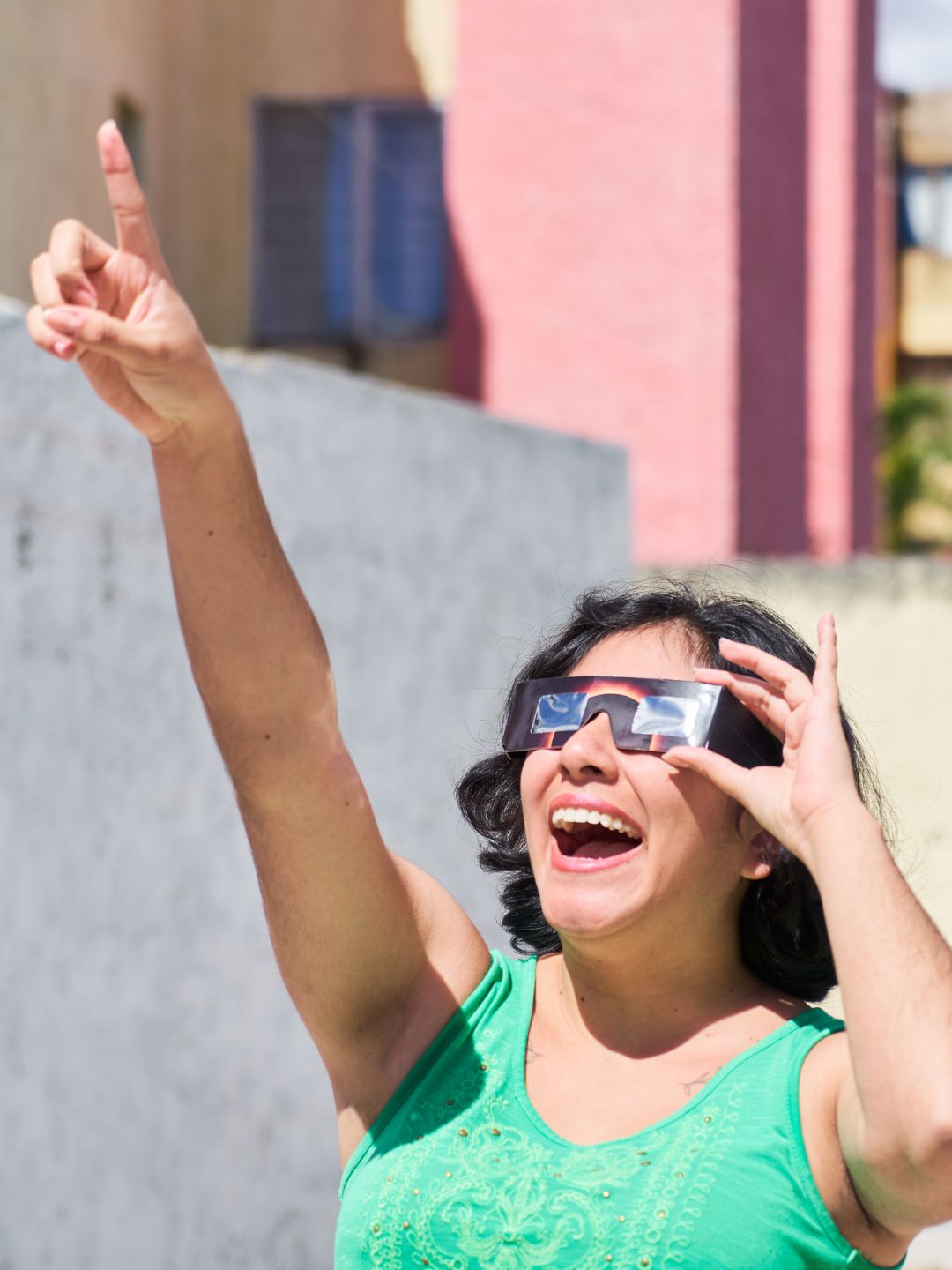 Don't use regular sunglasses