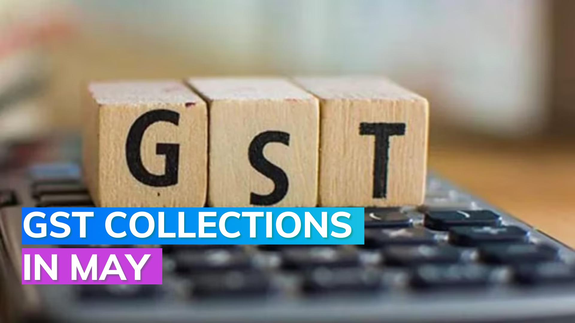 GST collections in May stood at ₹1.57 lakh crore, a 12% year on year ...