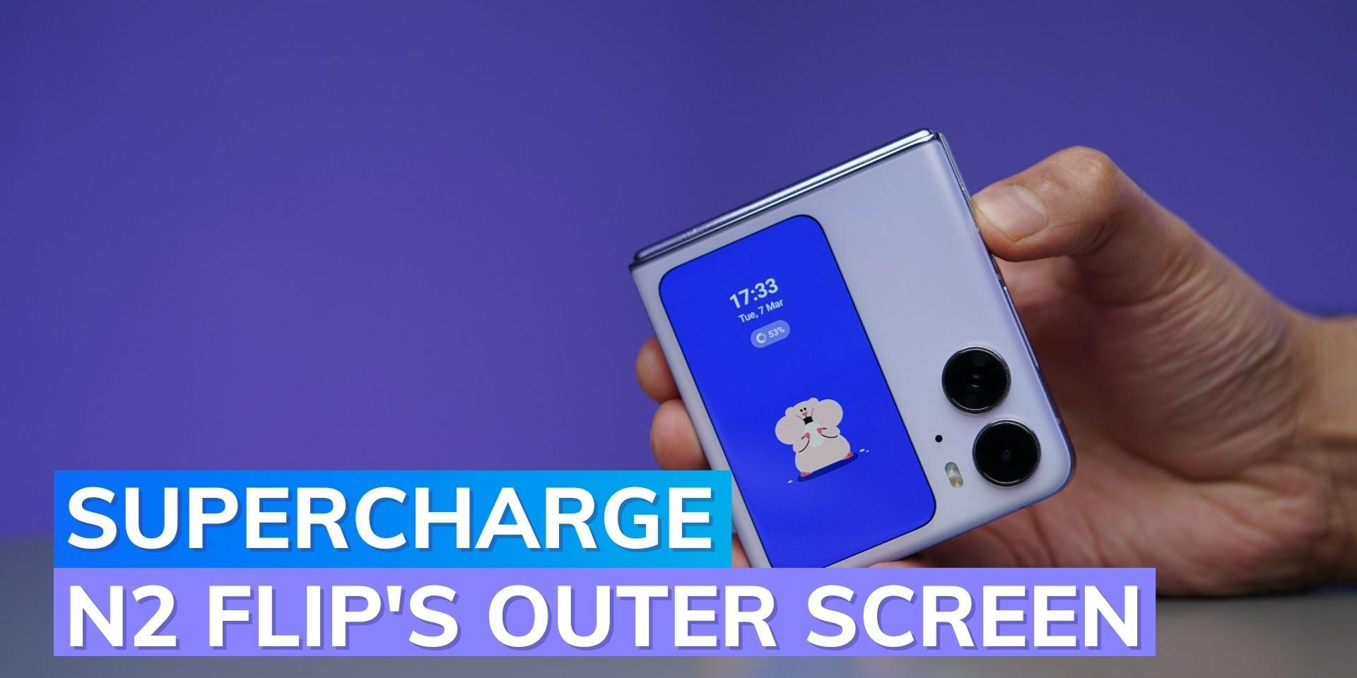 CoverScreen OS enhances Oppo Find N2 Flip‘s functionality Editorji