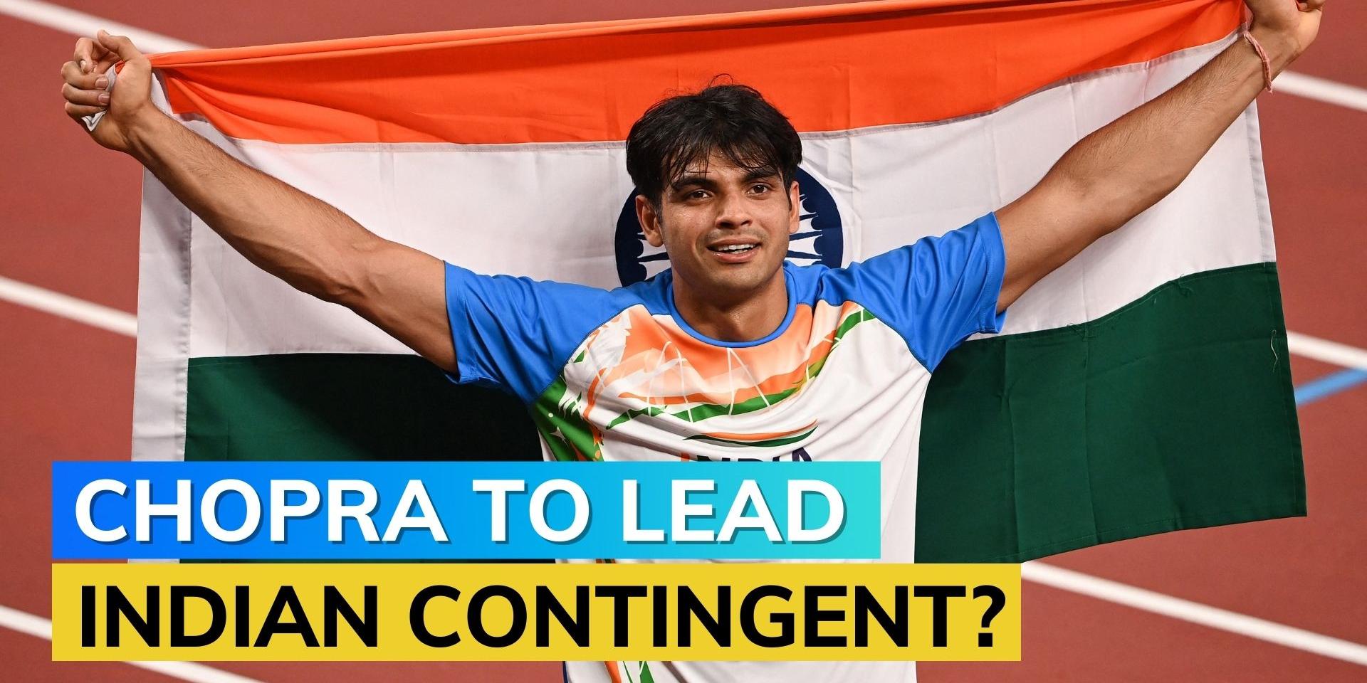 CWG 2022 Neeraj Chopra likely to be India‘s flag bearer in opening