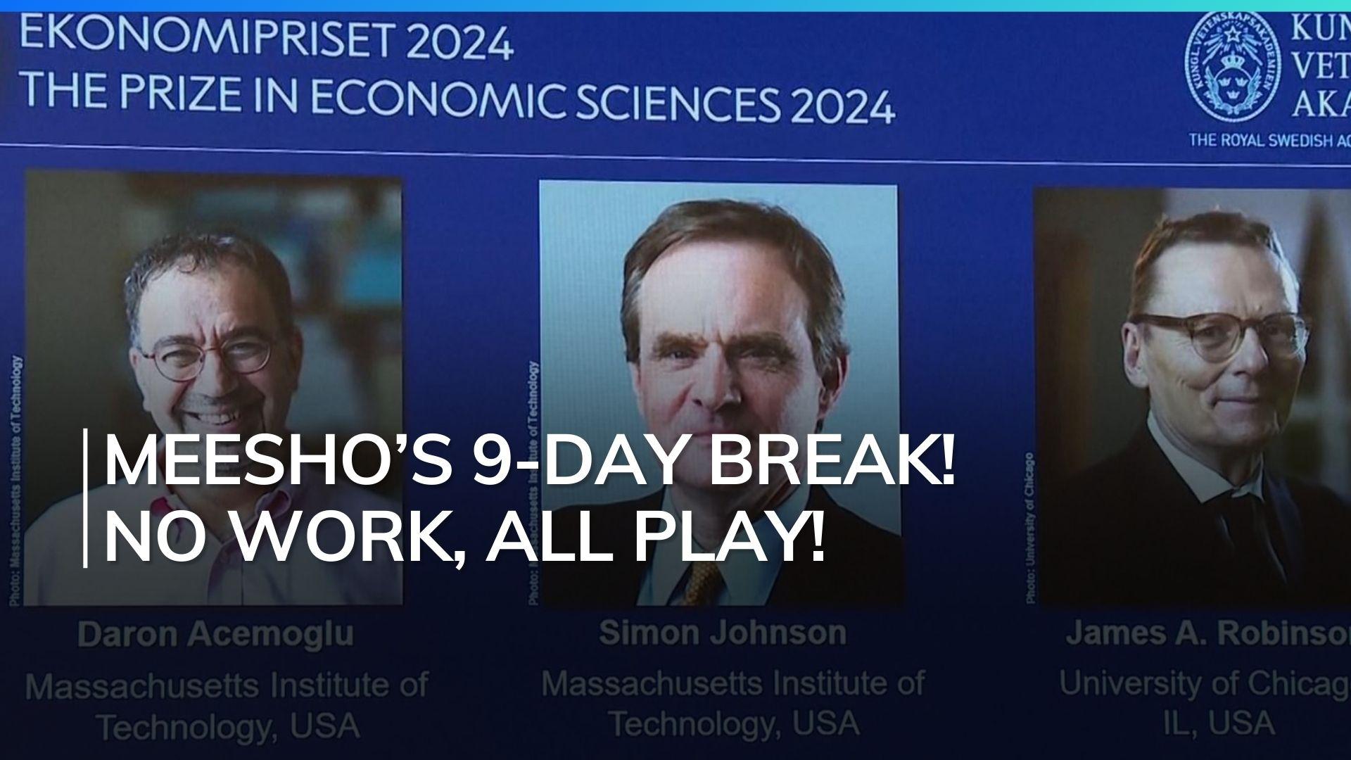 Nobel Prize in Economics Awarded for Research on National Prosperity ...