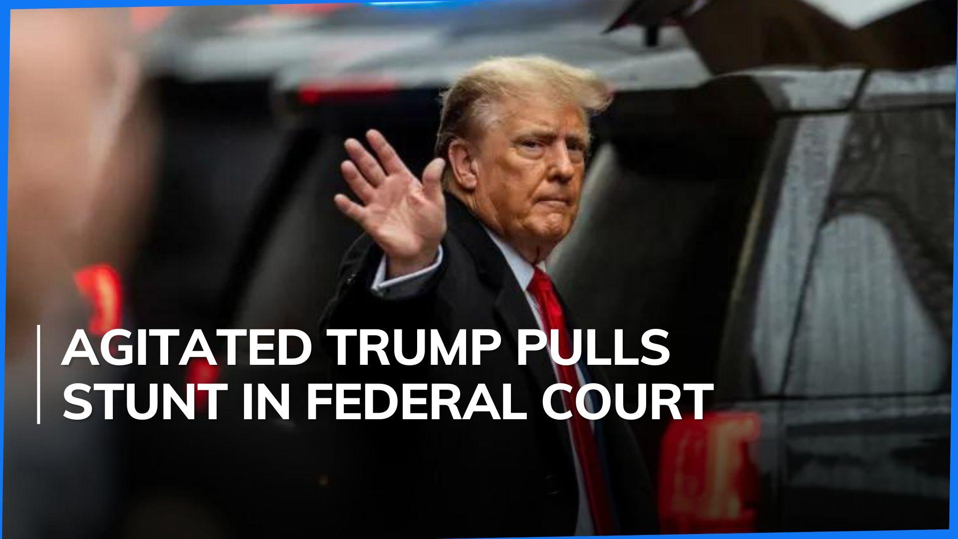 Donald Trump abruptly walks out of his defamation trial | Editorji