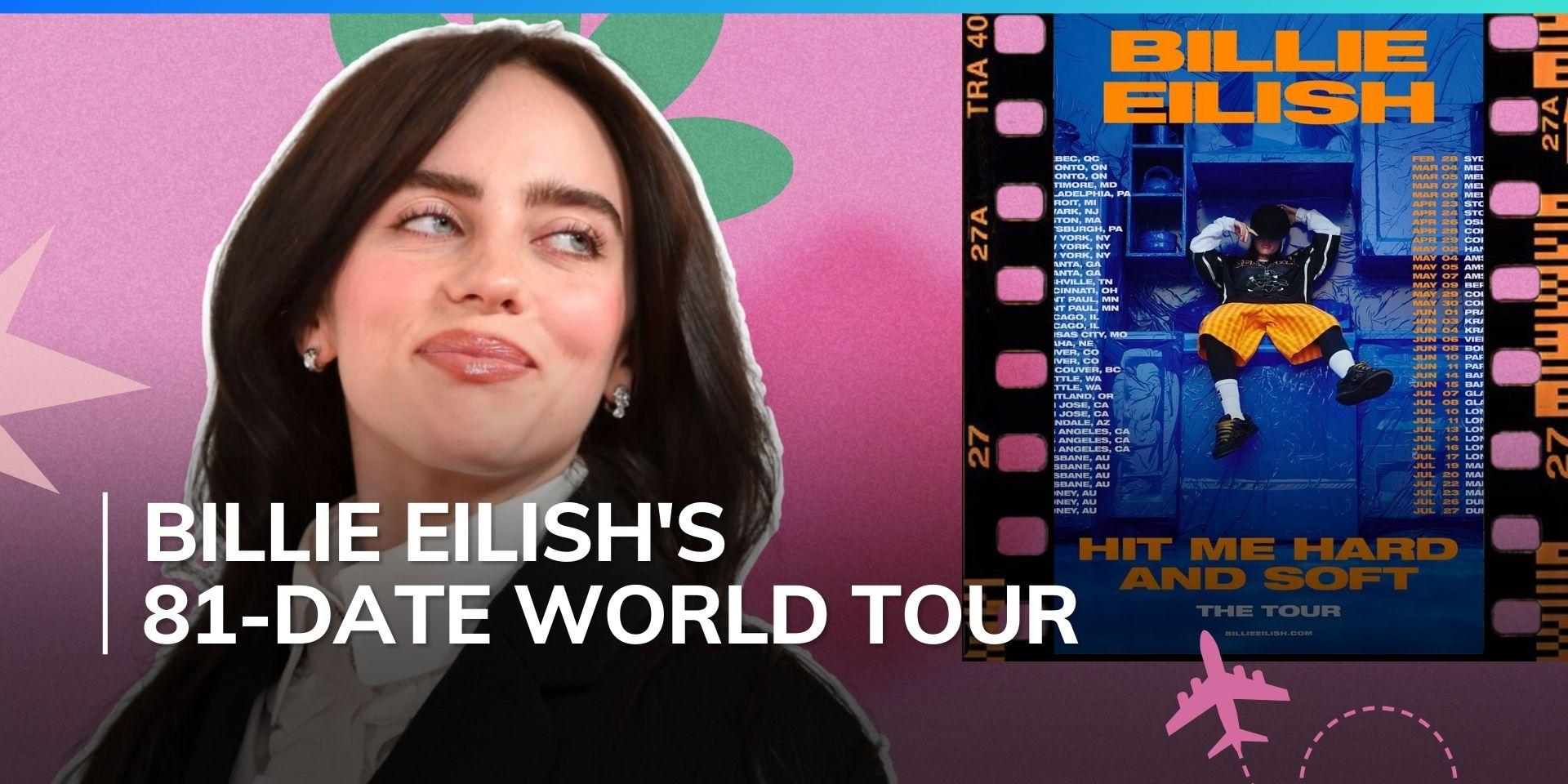 Billie Eilish announces ‘Hit Me Hard and Soft’ world tour dates; find