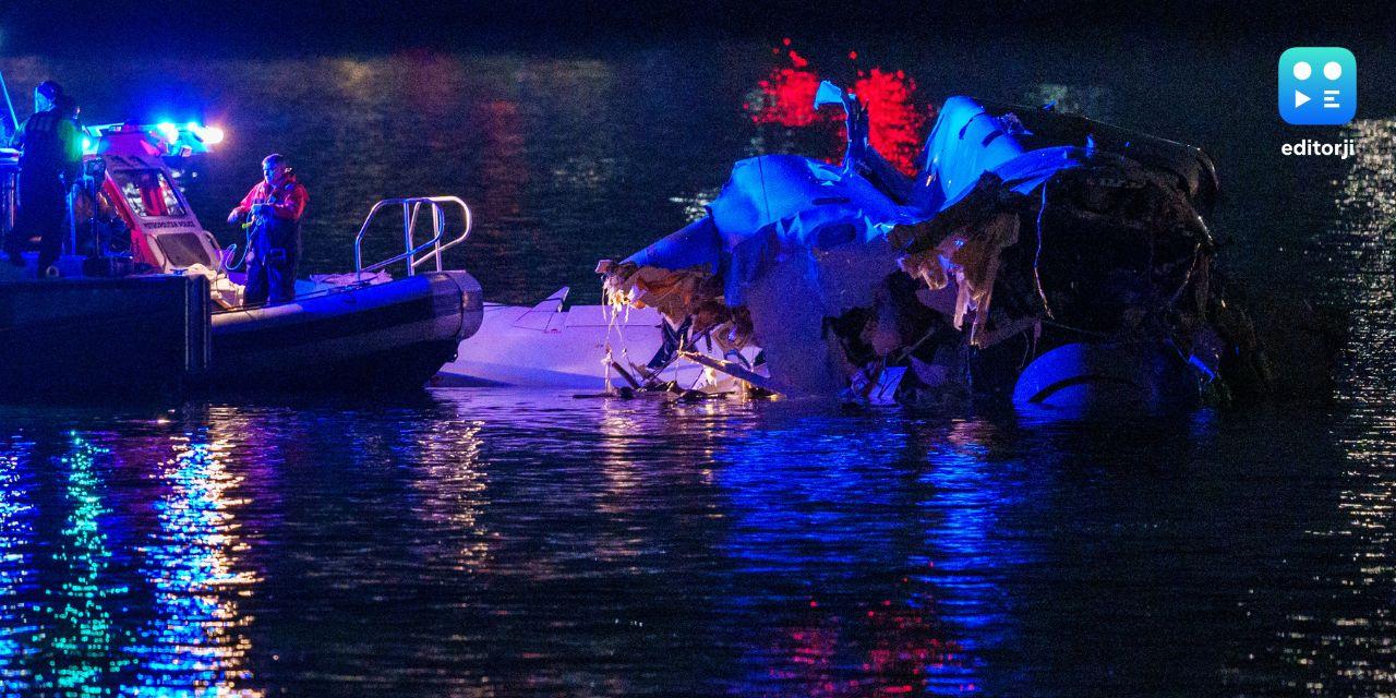 Plane carrying 64 collides with helicopter, crashes in Washington ...