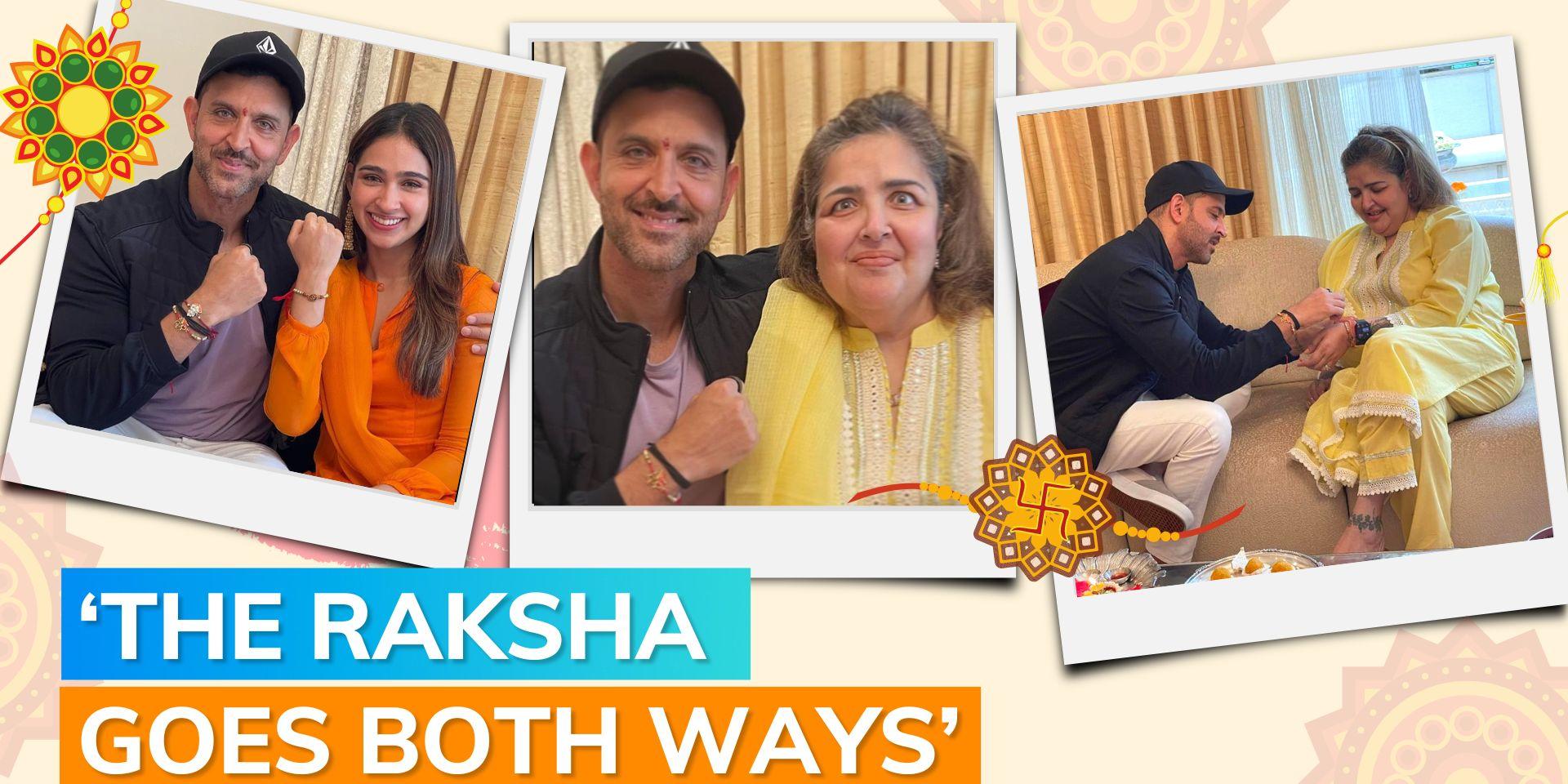 Hrithik Roshan and his siblings recreate 25yearold Raksha Bandhan
