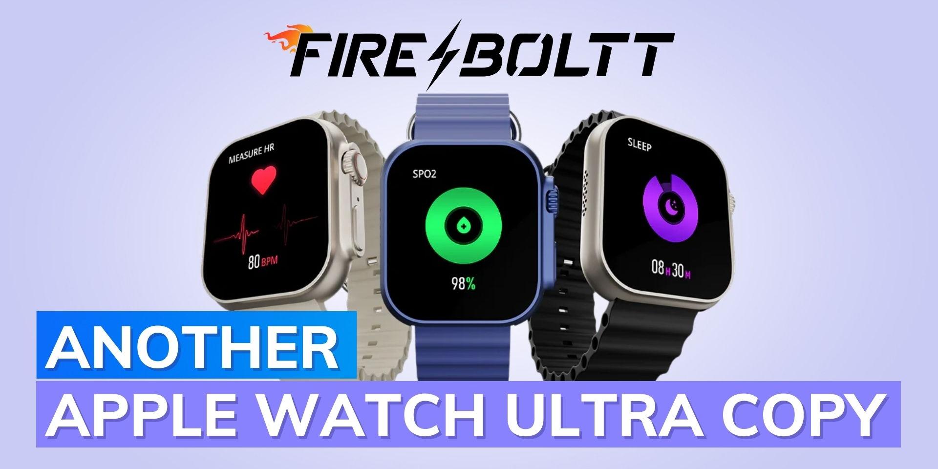 FireBoltt releases Apple Watch Ultra Copy Editorji