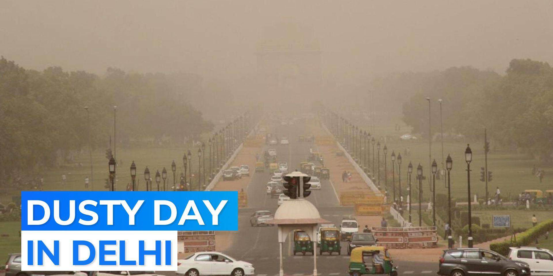 Dust in the air in Delhi meteorological department explains why Editorji