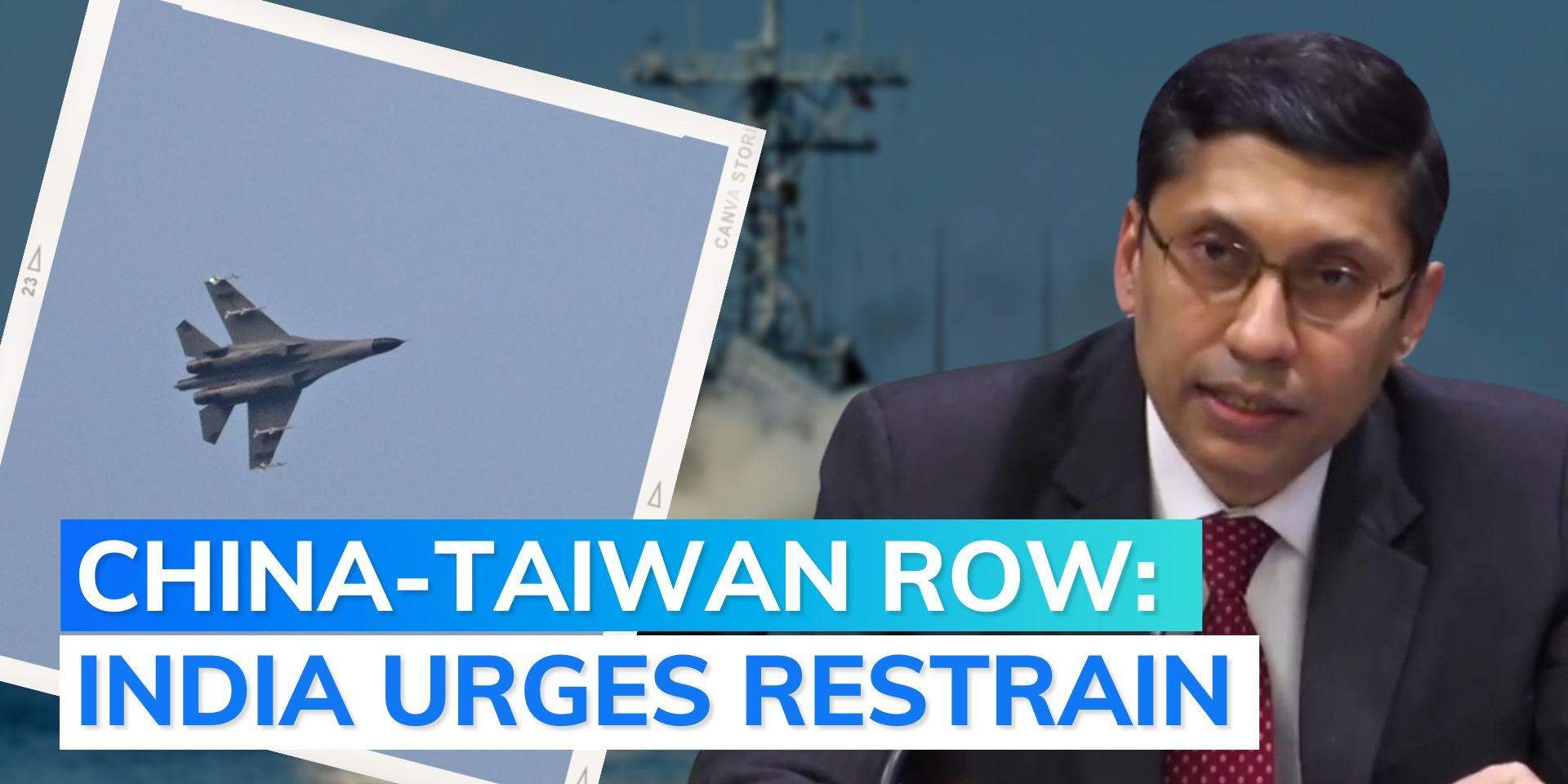 Avoid unilateral action to change statusquo India on Taiwan tensions