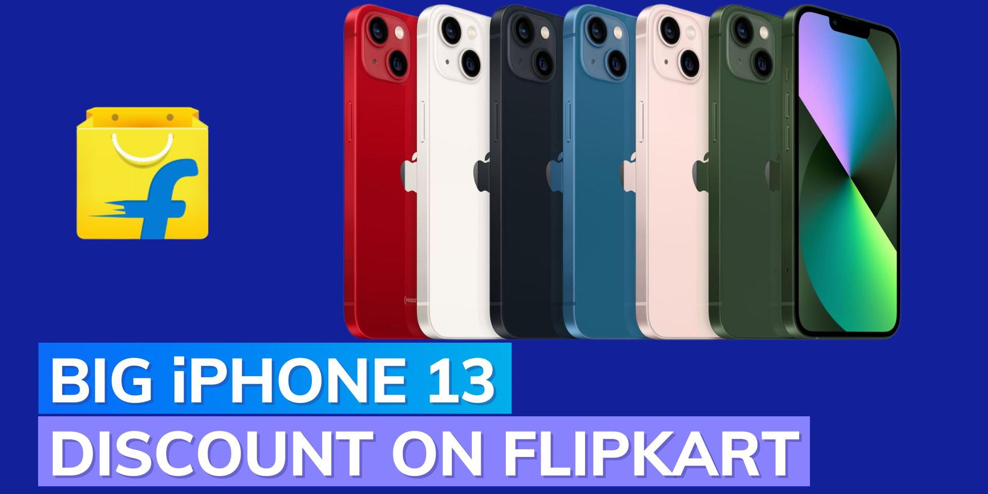 Flipkart Big Billion Days sale 2022 Get iPhone 13 for under ₹50,000 during Flipkart Big