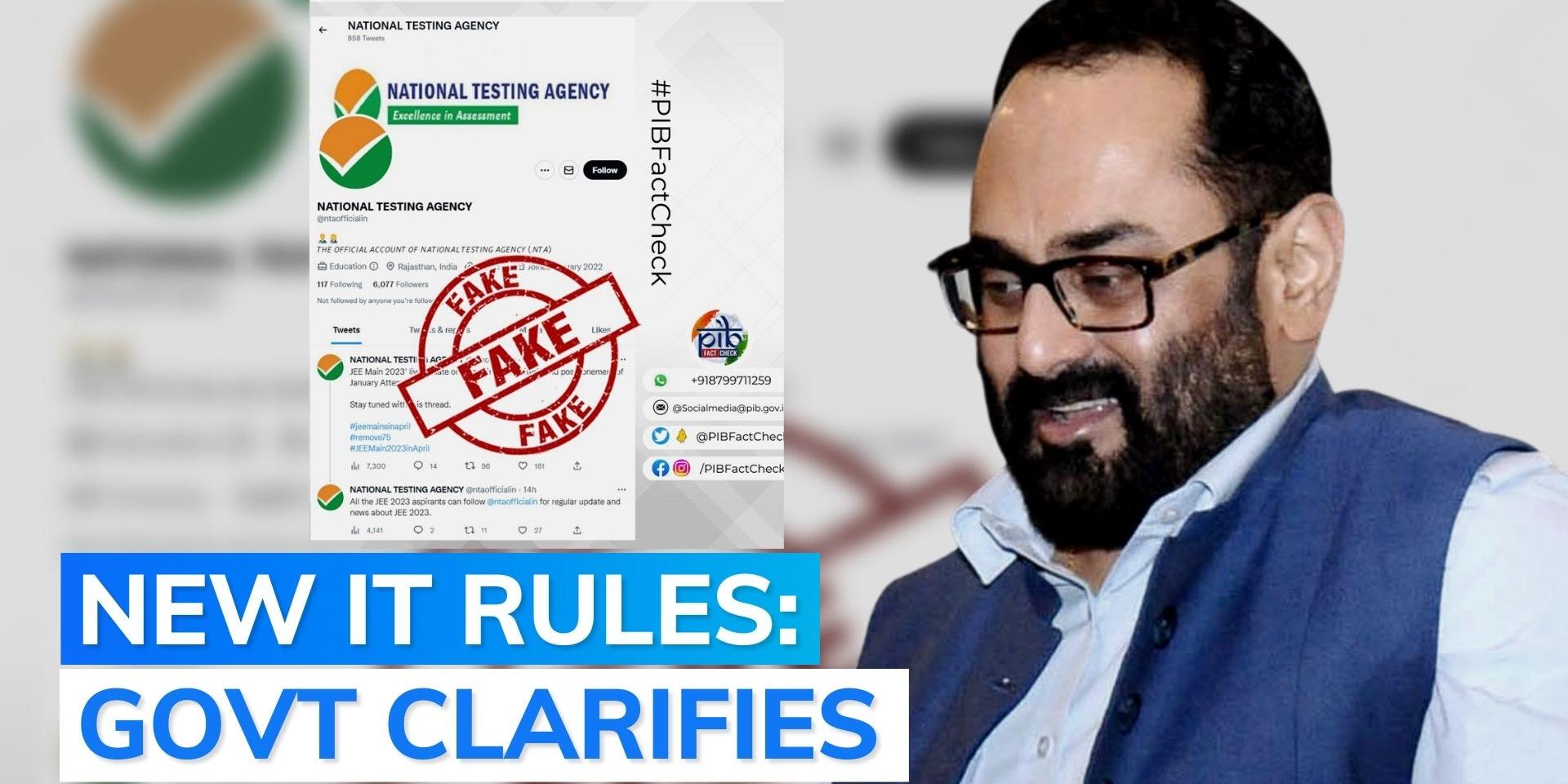 Content redflagged by PIB Fact Check panel not applicable to TV News