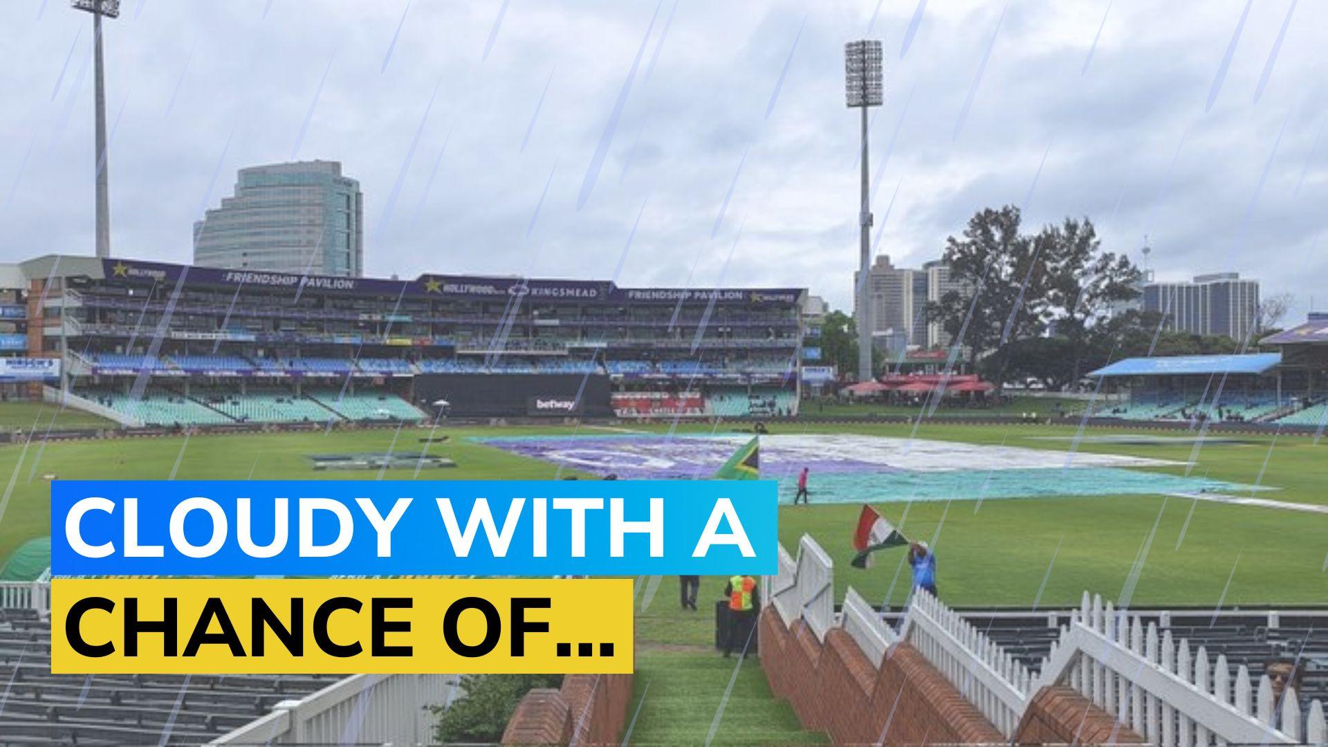 IND vs SA 1st T20I Rain forecast for opening game in Durban, hourly