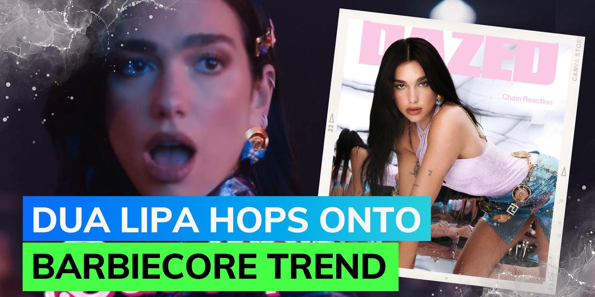 Dua Lipa seen in latest Versace x Dua Lipa collection in newly released ...