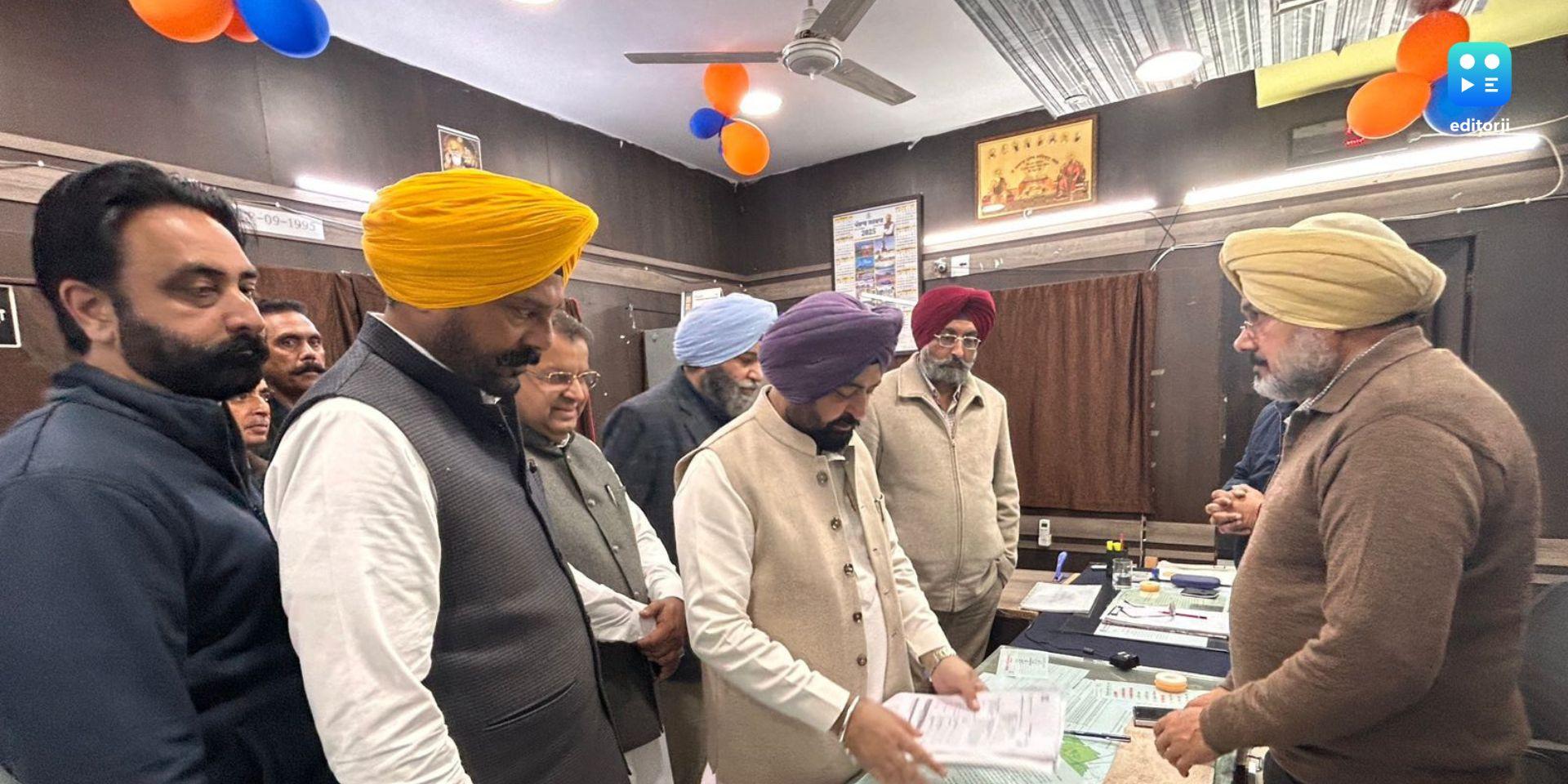 Revenue Minister Hardip Singh Mundian conducts surprise check at ...