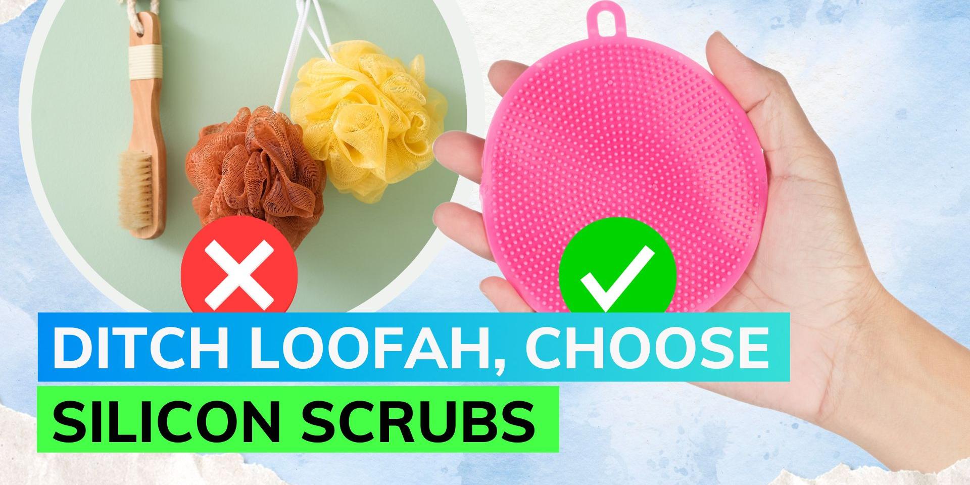 Upgrade your shower routine Say goodbye to loofahs with these hygienic