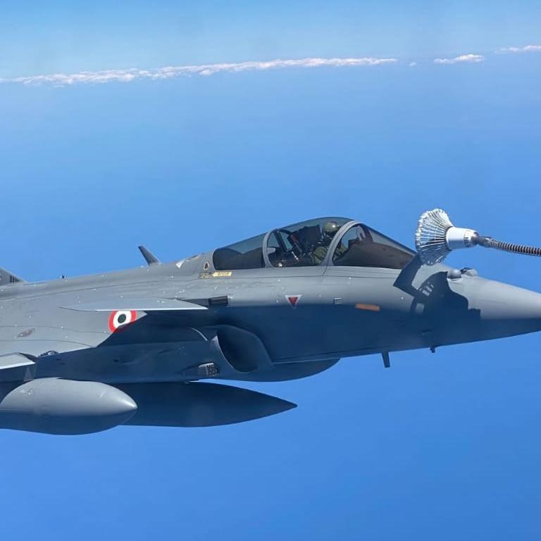 Watch Rafale jets on way to India get fuel mid air Editorji