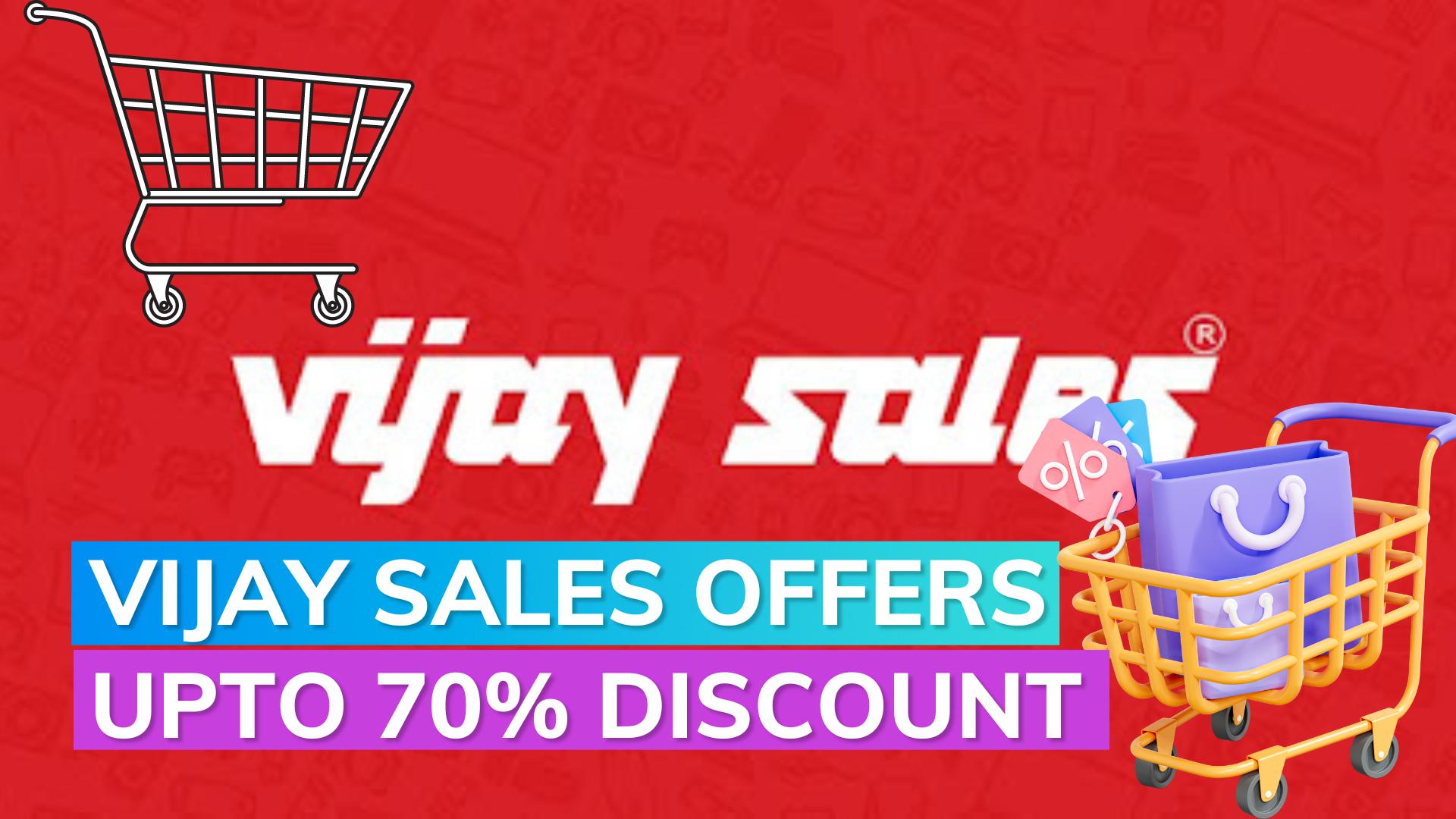 Vijay sales year end sale 2023 Up to 70 off, check bank offers and