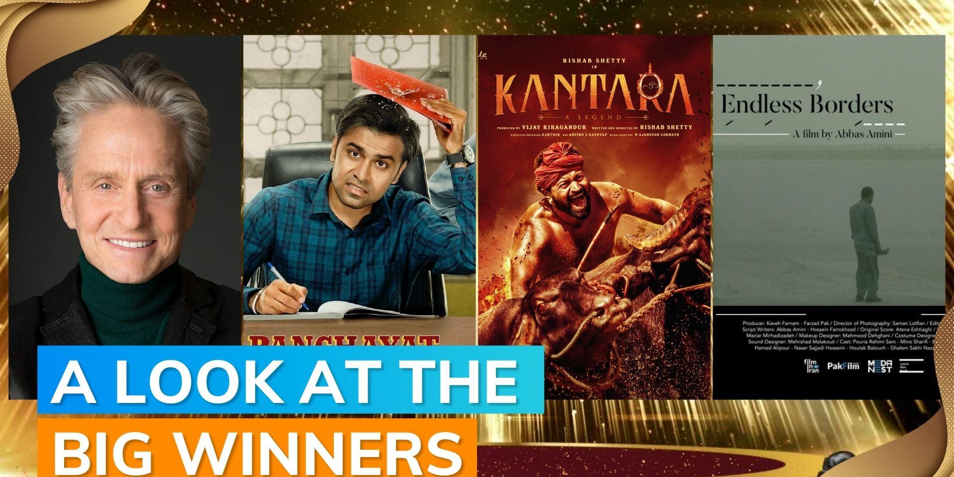 IFFI 2023 Michael Douglas receives Satyajit Ray Lifetime Achievement