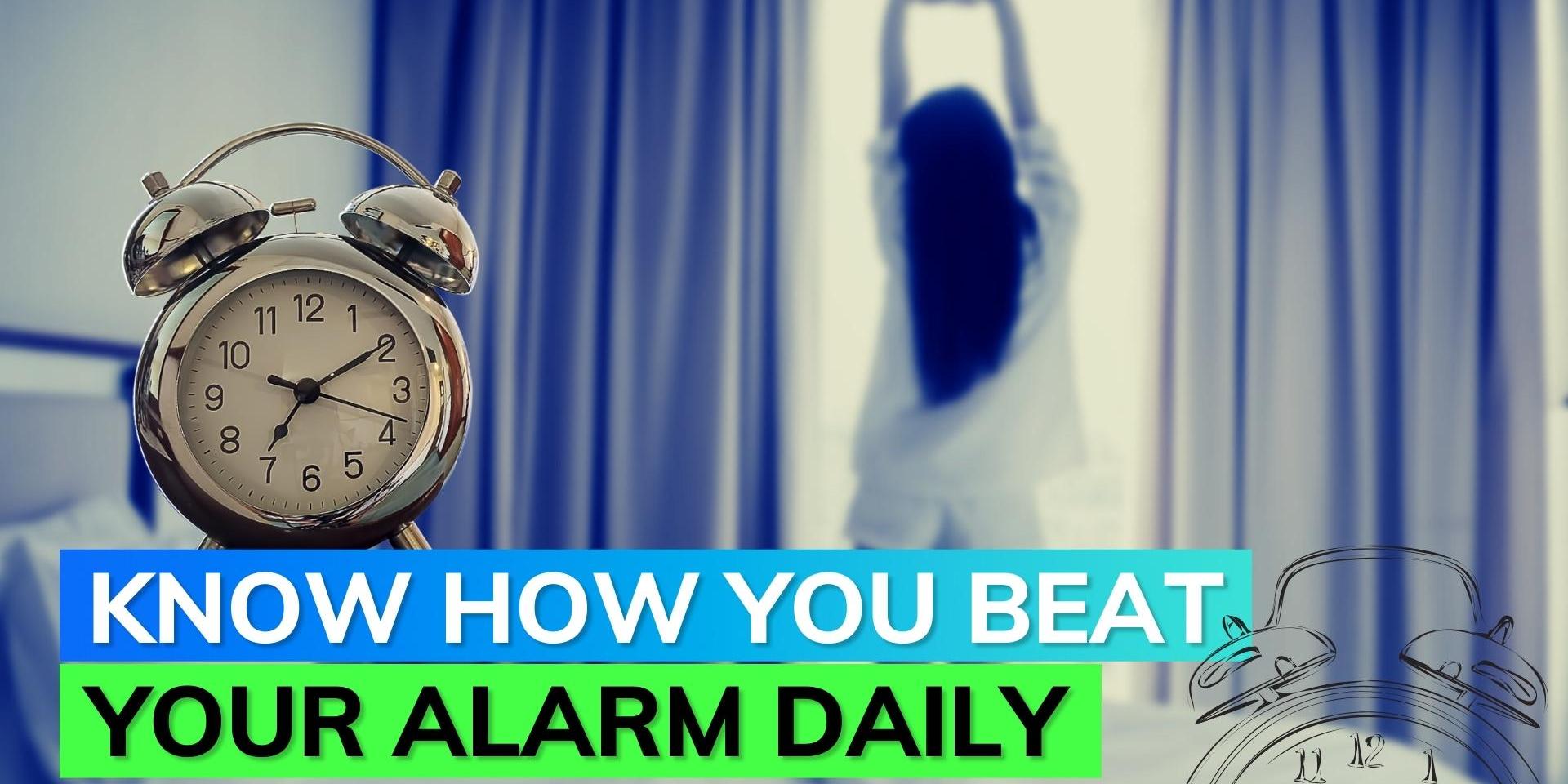 Do you wake up before your alarm? Know the reason behind it Editorji