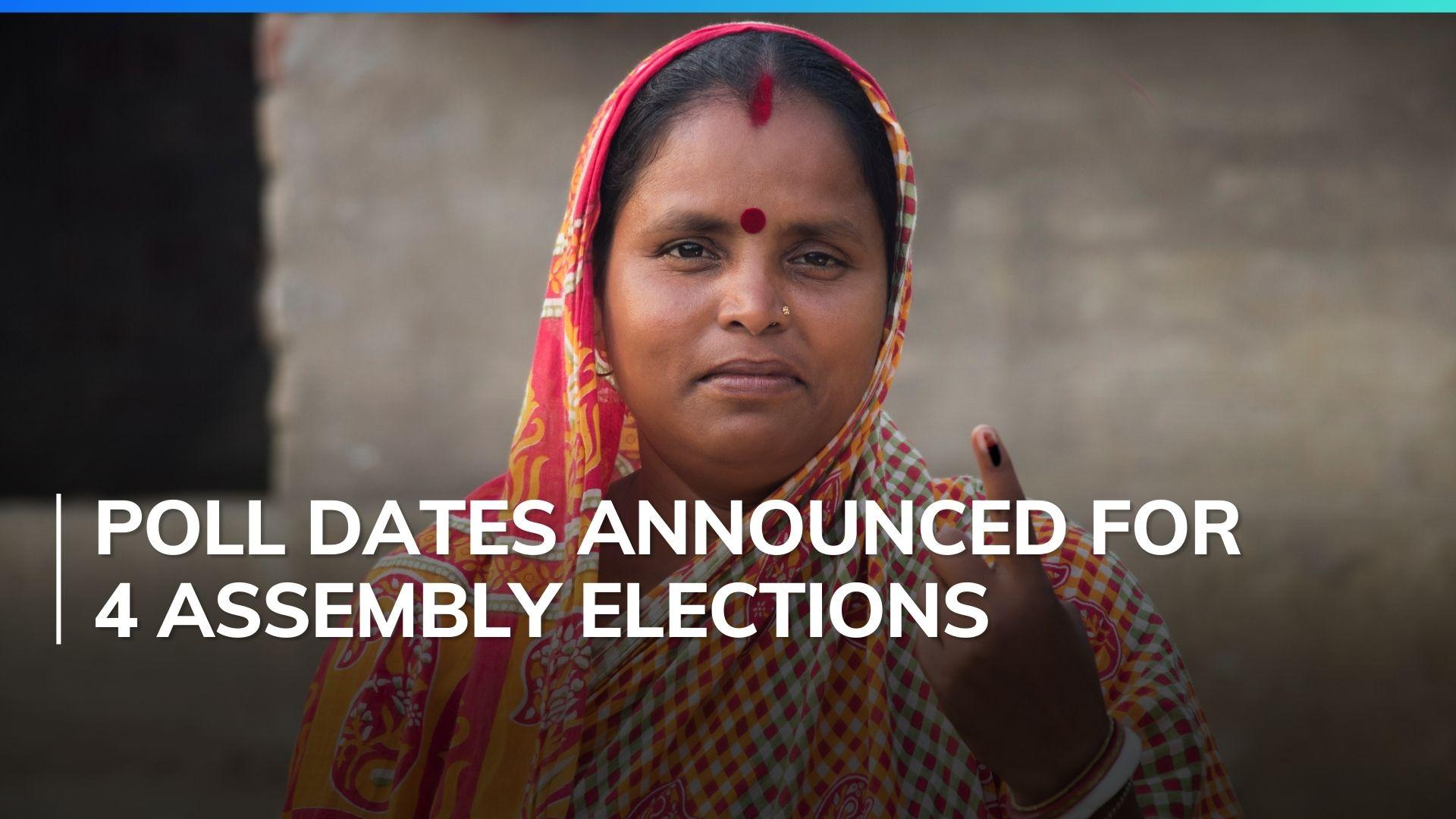 Election Commission Announces Poll Dates For Four States Editorji