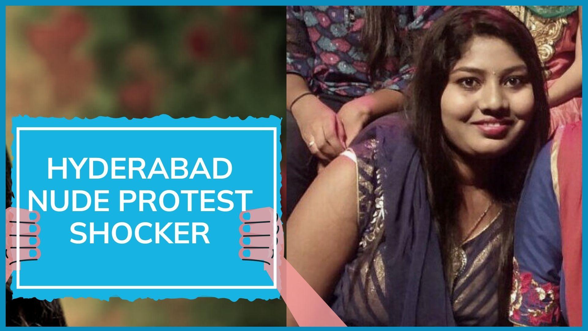 Woman junior artiste stages 'nude' protest in Hyderabad; not the first time  she has done that | Editorji