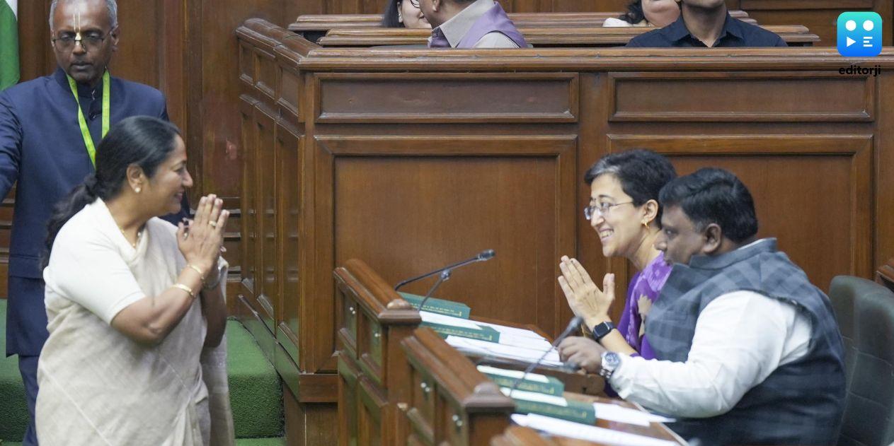 Delhi Assembly Clash: AAP MLAs Suspended Highlights | Editorji