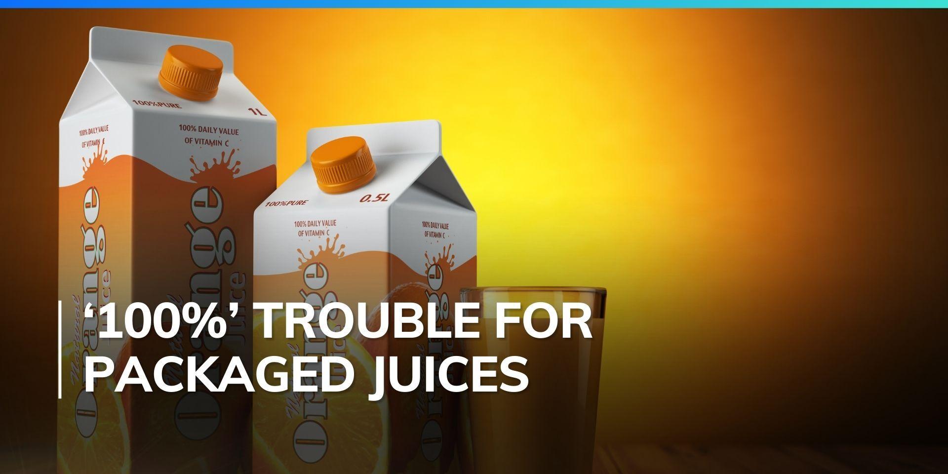 After health drinks, FSSAI now orders packaged fruit juices to remove