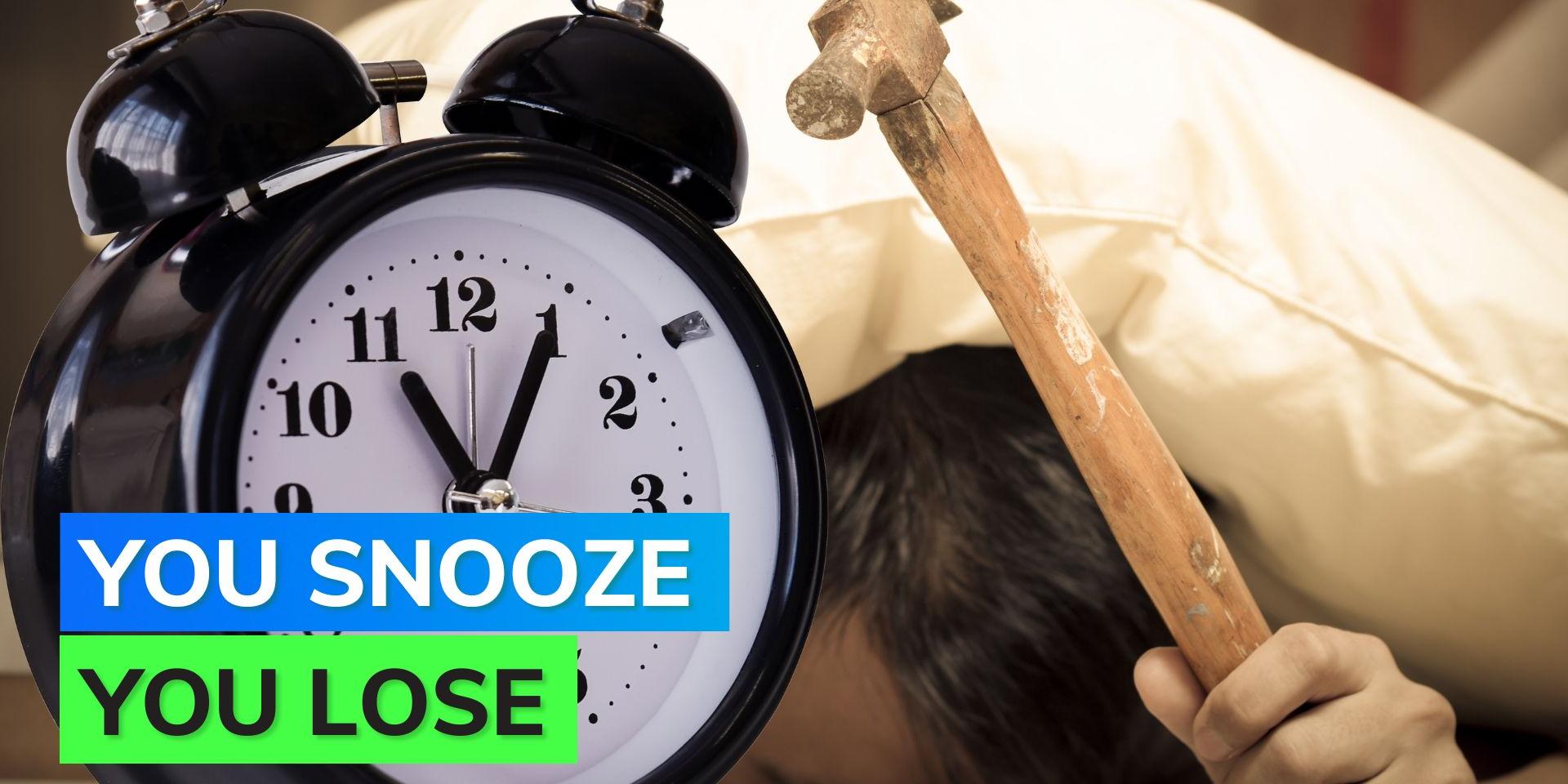 Why snoozing your alarm could be damaging your health Editorji