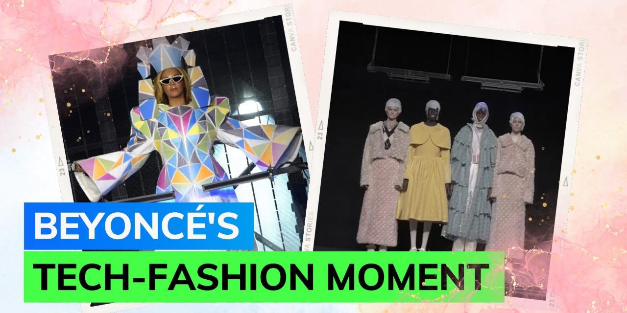 Beyoncé’s colour changing Renaissance tour outfit leaves people ...