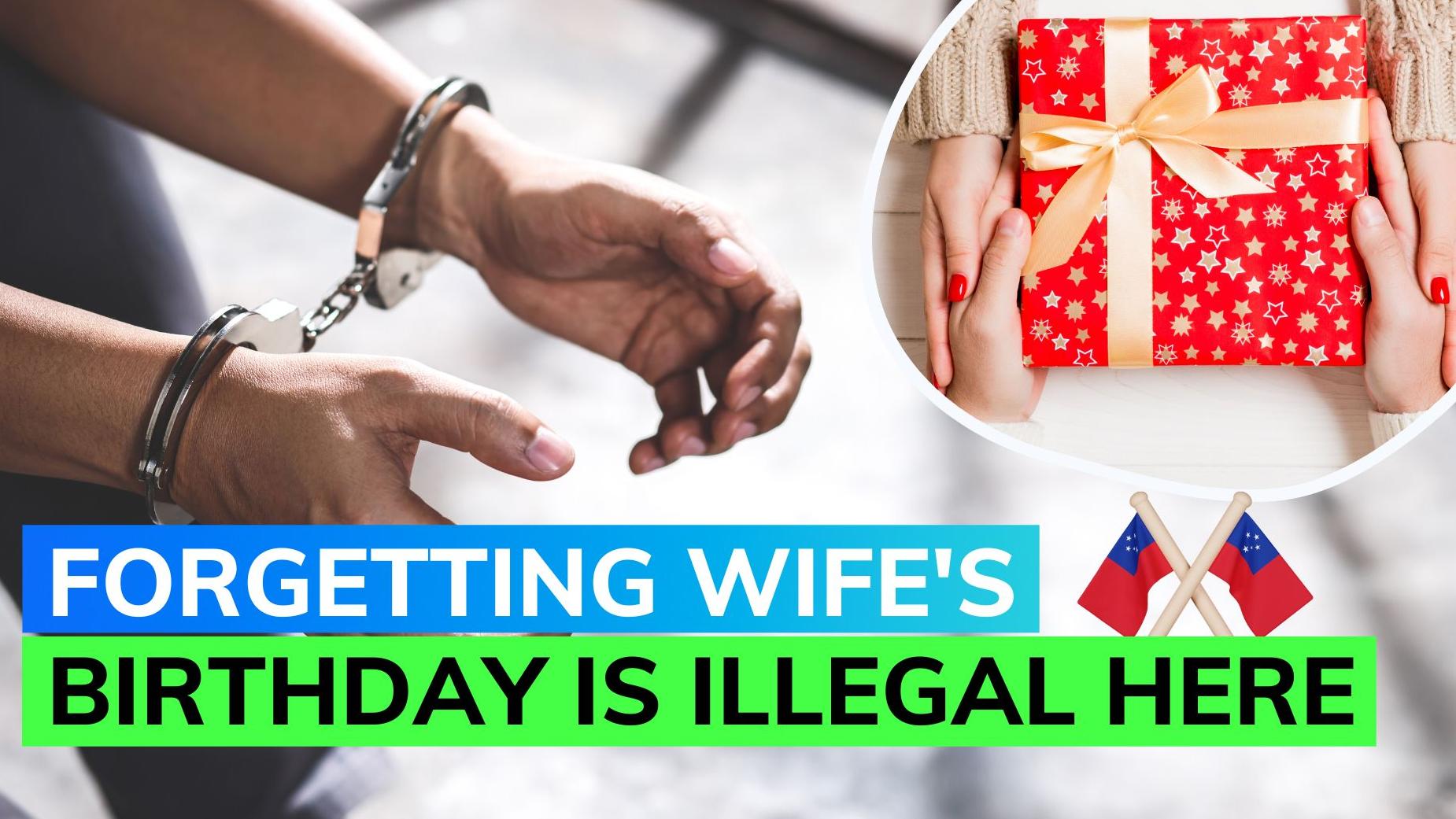 Forgetting wife's birthday is literally a crime in this country; can land  you in jail for 5 years | Editorji