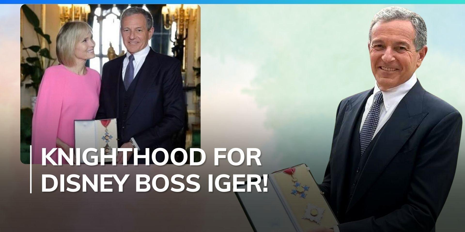 Disney CEO Bob Iger receives title of honorary Knight of British Empire