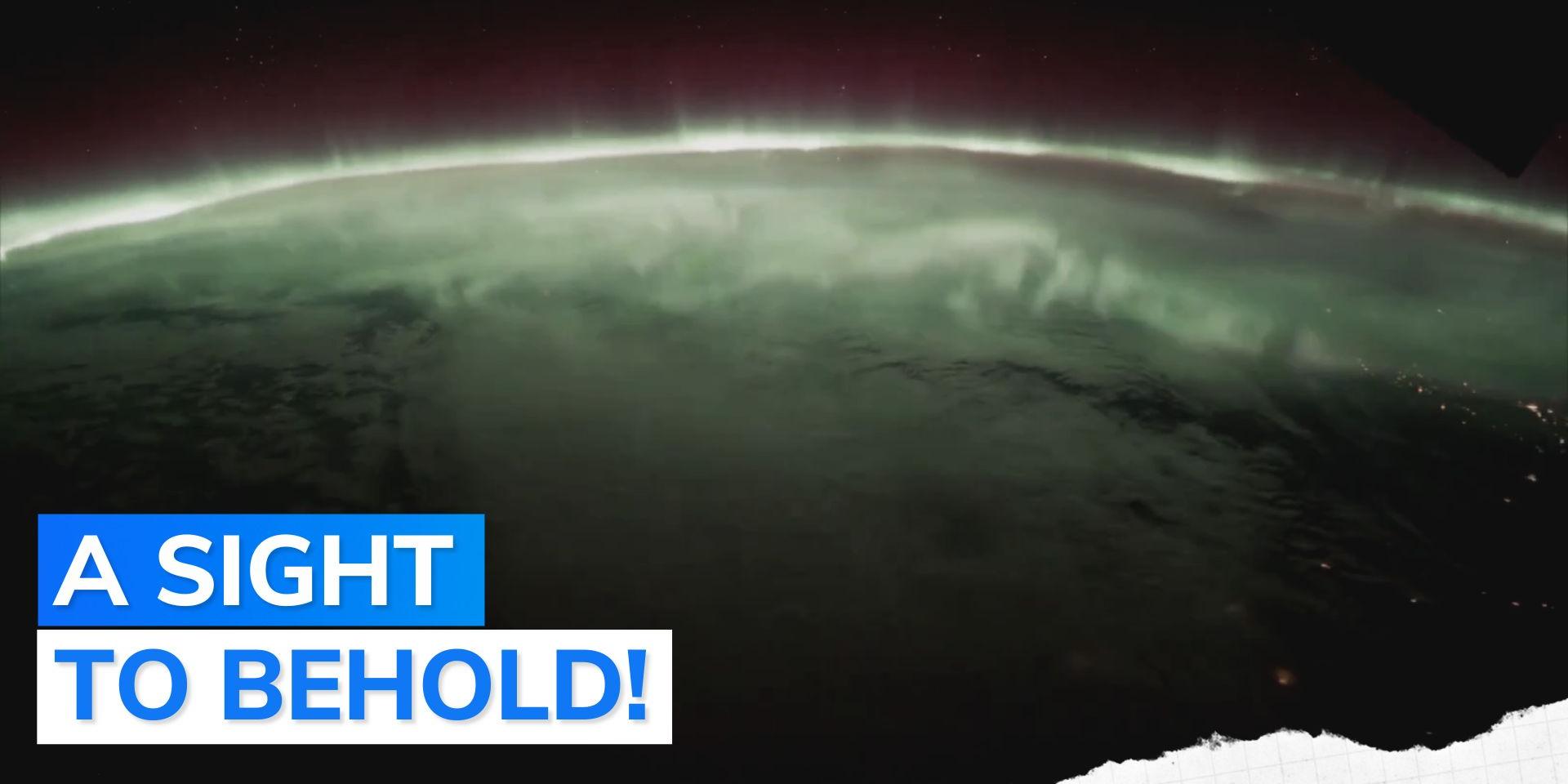 Watch: NASA shares stunning view of Northern Lights in green | Editorji