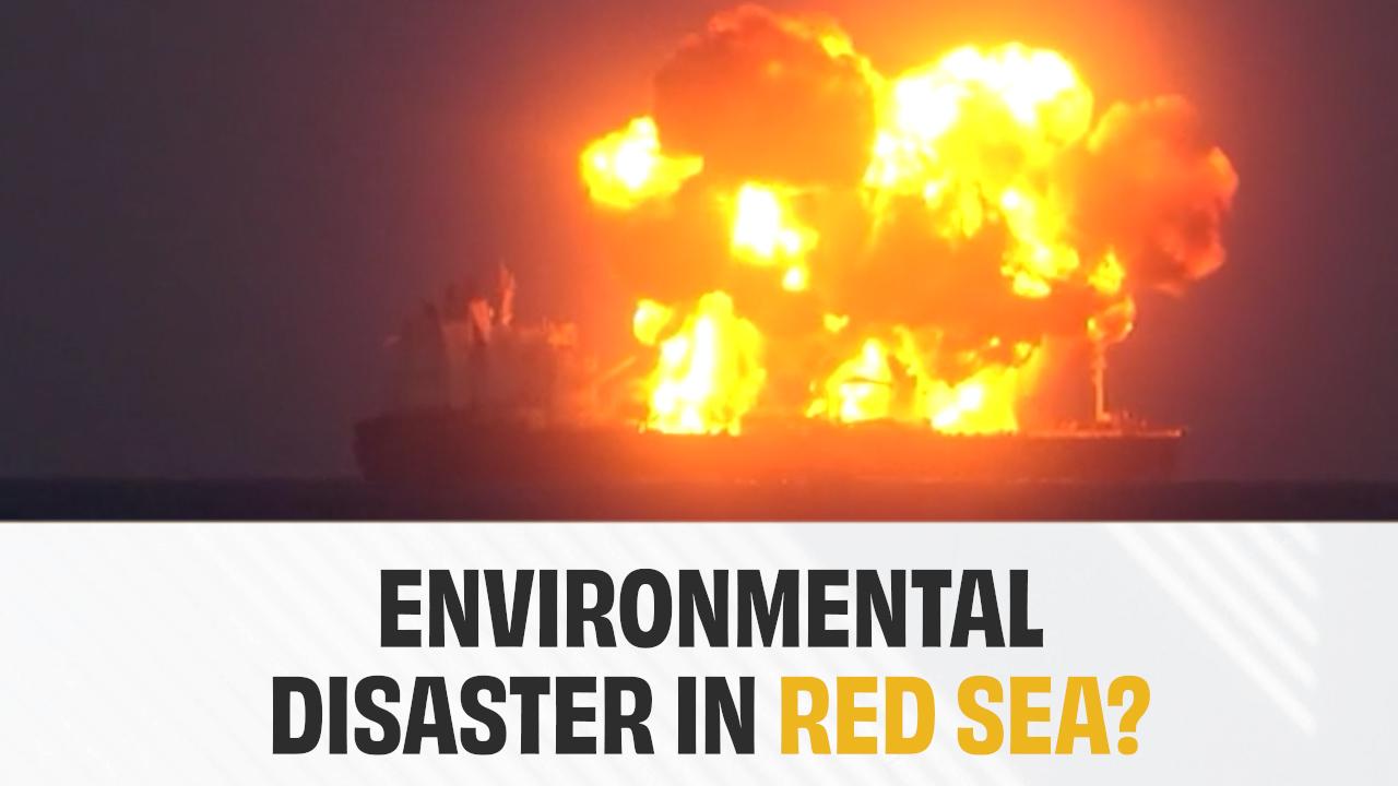 Greek-flagged oil ship on fire and adrift in Red Sea since Aug 23 after ...