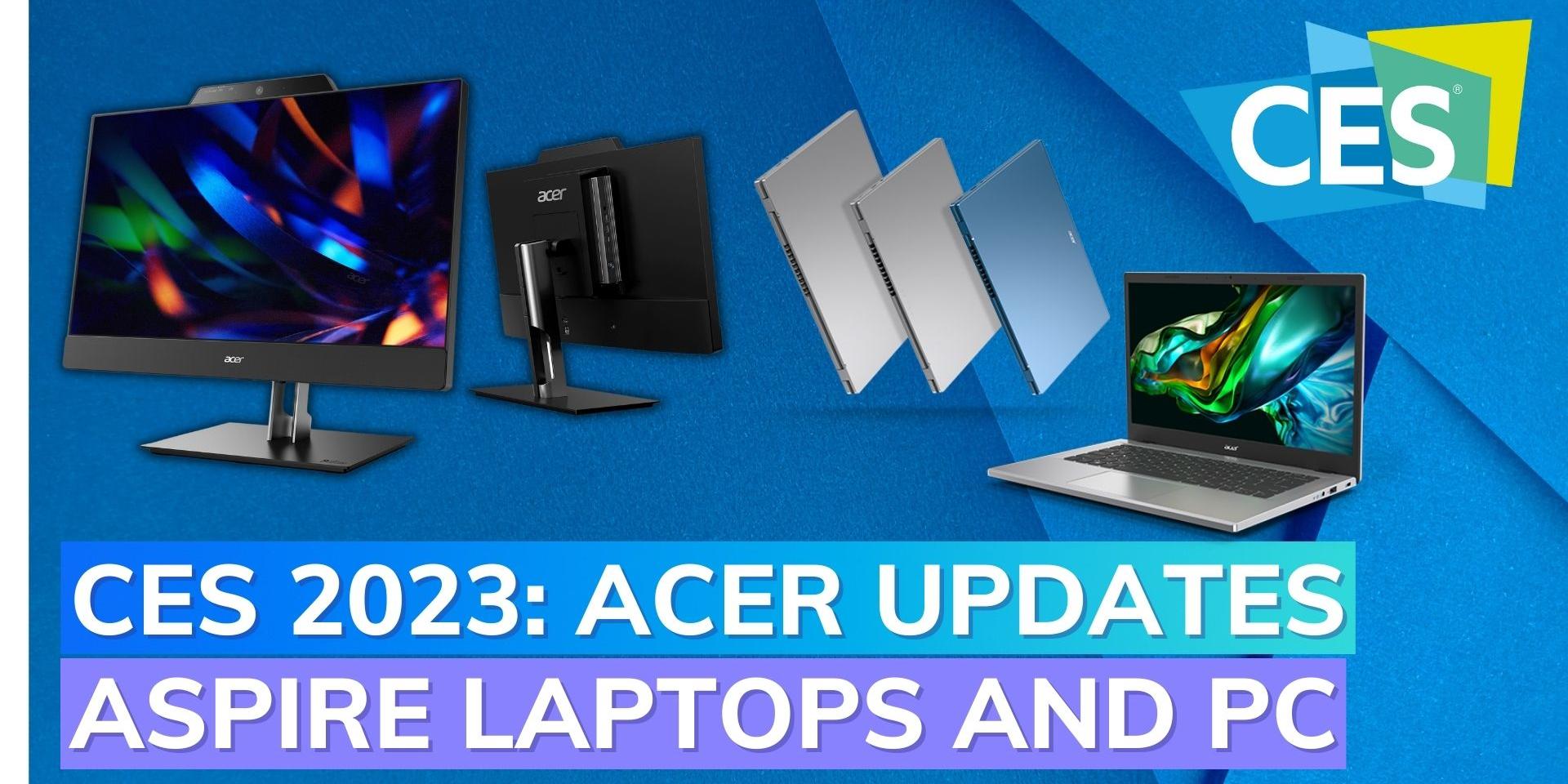 CES 2023 Acer Launches 13th Gen IntelPowered Aspire 3, Aspire 5, and