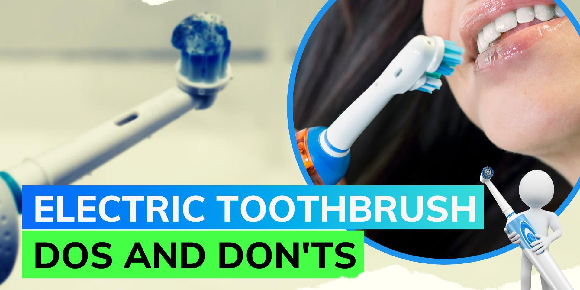 Don‘t make these mistakes if you’re using an electric toothbrush